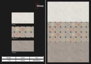 Carreaux muraux en céramique de haute qualité 300x600mm, finition brillante mate effet sucre, pour salle de bain, cuisine, design mural intérieur luxueux - Product Image 3