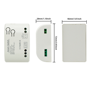 Contrôleur de porte de garage 1CH 7-32V E0603 - Ewelink <span class=keywords><strong>WiFi</strong></span> 433MHz Télé<span class=keywords><strong>commande</strong></span> Compatible Alexa Voice Module <span class=keywords><strong>relais</strong></span> sans USB - Product Image 5