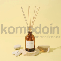 Diffuseur de parfum en rotin BALI AYU Komodoin Indonésie Eximbank sans phtalates, longue durée (1 mois), en forme de fleur fraîche