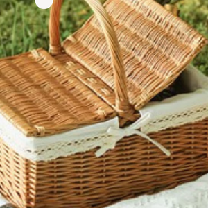Panier pique-nique en bambou artisanat en bambou naturel idéal pour les fêtes en plein air et les événements de camping en gros Vietnam - Product Image 1