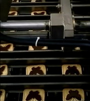 Machine à biscuits Skywin pour la fabrication de biscuits fourrés au chocolat, machine à sandwichs, machine à biscuits