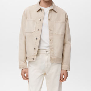 Veste en coton à manches longues de haute qualité pour hommes, imprimée sur mesure, Funky Tie Dye, style vintage, veste en jean ample pour hommes, collection printemps - Product Image 2