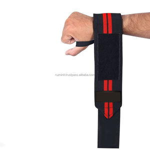 สายรัดข้อมือแบบยืดหยุ่นสำหรับออกกำลังกาย ฟิตเนส เพาเวอร์ลิฟติ้ง รองรับการฝึกซ้อม สายรัดปรับได้สำหรับการออกกำลังกายเพื่อเสริมสร้างความแข็งแรง - Product Image 4