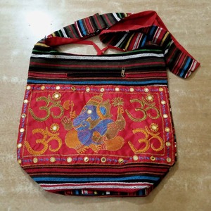 Super venta Ganesha impreso algodón Dari Cross Body moda bolso de mano de las mujeres en los embragues al por mayor precio de la India - Product Image 2