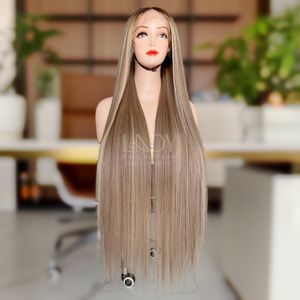 Pelucas de un donante de pelo largo de la más alta calidad, precio al por mayor, cabello humano vietnamita, hueso recto, encaje HD - Product Image 1