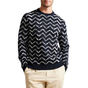 Otoño Invierno recién llegados sudadera de moda suéter de punto de manga larga prendas de punto en blanco suéter transpirable suéteres de punto - Product Image 2