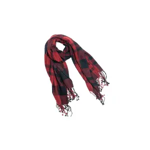 Versatile Checkered Cashmere Scarf Perfect for Any Occasion Luxury Cashmere Scarves Pashmina Shawls Scarf