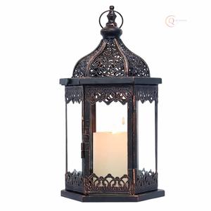 Lanterne porte-bougie en métal de qualité supérieure pour les célébrations et les fêtes du Ramadan |   Étanche et durable, personnalisable - Product Image 5