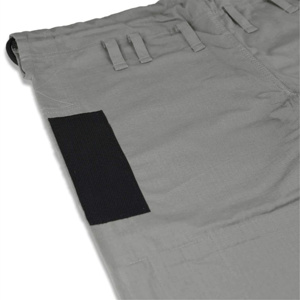 Grey Martial Arts <b>Kimono</b> Wrestling Gi <b>Jacket</b> Contrast Black Shoulder Patch Custom Embroidery Training Top Sets for <b>Men</b> and Women - Product Image 3