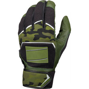 Custom Logo <b>Leather</b> Baseball Batting <b>Gloves</b> Unique Design with OEM Service Custom Designed Batting <b>Gloves</b> <b>Green</b> - Product Image 2