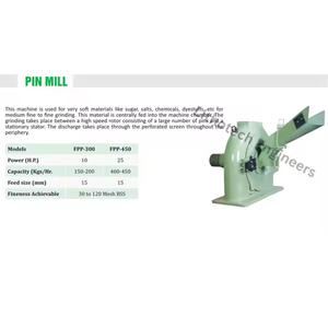 Moulin à broches industriel électrique en acier inoxydable Broyeur automatique de poudre Broyeur de transformation des aliments Vente en usine Pulvérisateur - Product Image 5