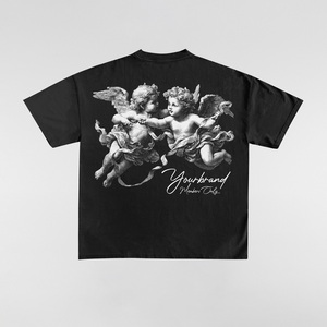 T-shirt pour homme entièrement personnalisé 2026 100% coton col rond coupe ample - Product Image 2