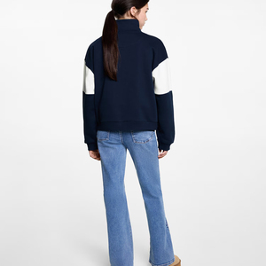 Sudadera de Cuello Redondo a Rayas para Mujer, Sudadera con Capucha de Felpa Francesa Personalizada para Hombre, Sudadera de Hip Hop de Felpa Personalizada para Mujer - Product Image 4