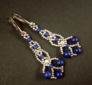 Tutoriel de fabrication de boucles d'oreilles longues magiques faites à la main, tutoriel de fabrication de boucles d'oreilles extra longues, tutoriel de fabrication de boucles d'oreilles perlées - Product Image 2