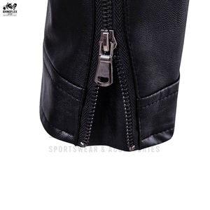 Logotipo personalizado Su propio diseño Abrigos de cuero para hombres al aire libre con chaqueta de invierno Chaquetas de moda para hombres - Product Image 6