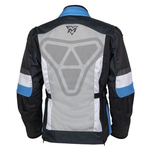 Chaqueta corta Textil transpirable para hombre, ropa deportiva ligera aprobada por la CE para montar en moto, protección impermeable de talla grande - Product Image 2