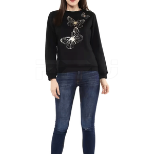 Design personnalisé Sweat-shirt pour femmes Nouveau style de sweat-shirt de sport d'hiver à la mode pour femmes - Product Image 2