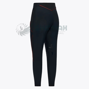 Collants d'équitation pour dames coupe confortable évacuation de l'humidité séchage rapide leggings taille haute avec poignée en silicone à vendre - Product Image 2