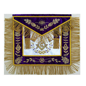 Tablier maçonnique Regalia de haute qualité Rite écossais 20e degré Master Design en gros disponible - Product Image 3