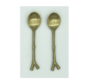 ชุดเครื่องใช้บนโต๊ะอาหารสำหรับร้านอาหารงานแต่งงานและจัดเลี้ยงทำจากทองเหลืองดีไซน์ชั้นนำช้อนออกแบบได้ตามต้องการ - Product Image 2