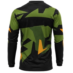 Jersey de Motocross Sublimado Personalizado, Manga Larga, para MTB, Downhill, Carreras MX, Ropa Deportiva Transpirable, Resistente al Viento, de Secado Rápido para Verano - Product Image 2