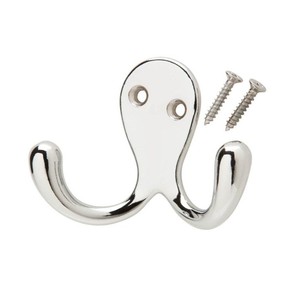 Premium Quality Multi-Purpose Silver Polished Metal <b>Wall</b> Hooks Add Elegance to Any Room for Clothing Use High Quality Product - Product Image 4