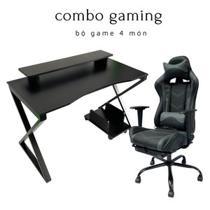 CBG68025 Black Gaming <b>Desk</b> Chair Set Accessories Metal Nylon Stylish Design Extendable <b>Foldable</b> Adjustable Height Cooling - Product Image 5
