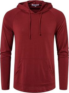 Sudaderas Casuales de Invierno para Hombre, Color Sólido, 100% Algodón, Felpa Ecológica, Corte Regular - Product Image 4