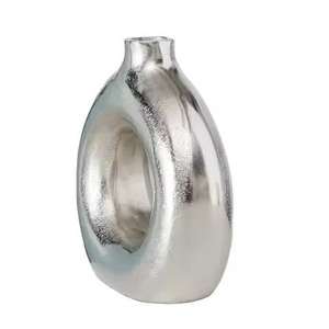 Jarrón de Flores de Aluminio Fundido de Diseño, Maceta de Metal para Decoración del Hogar, Hoteles y Bodas - Product Image 2