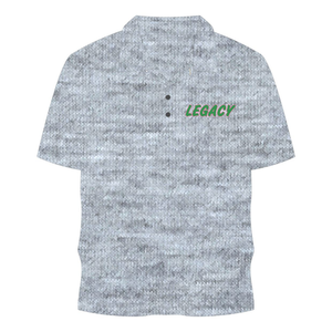 Camiseta Polo Gris 08 Legacy, Hermandad Griega, Rosa y Verde, Ropa Casual y Elegante para Mujeres Universitarias - Product Image 5