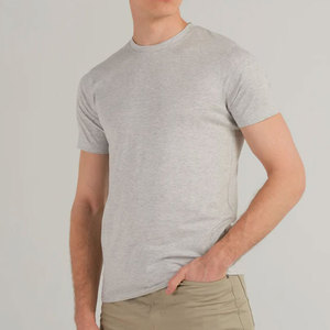 Camiseta de Manga Corta Oversize para Hombre, Ropa Formal, Algodón y Poliéster, Estilo Urbano, Lisa, Suave y Transpirable - Product Image 4