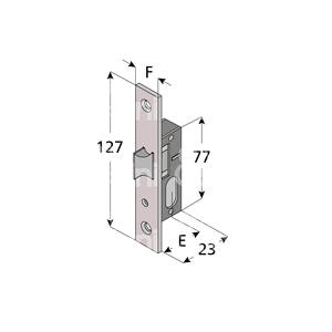 ตัวล็อคสำหรับวงกบเท่านั้นไม่รวมสลักทรงวงรี - Product Image 1