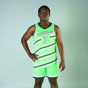 Ropa Deportiva para Exteriores, Conjuntos de Uniformes de Baloncesto 100% Poliéster, Transpirables, Tallas Grandes, Antibacterianos, Sin Mangas, Alta Calidad - Product Image 4