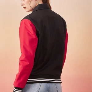 Custom Logo <b>Wool</b> Chenille Embroidery Varsity Jacket for Men Women Vintage Blank Orange Leather Sleeve Winter Work Style <b>Fabric</b> - Product Image 6