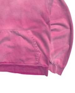 Unisex Hot <b>Pink</b> Heavyweight Fleece <b>Hoodie</b> Plain Pullover Streetwear Hooded Sweatshirt Soft Cotton Kangaroo Pocket OEM Design - Product Image 6