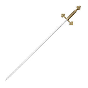 Masonic Regalia Swords Seniour Masonic Hub Templar High Quality Custom Digital Printing Carved <b>Stainless</b> <b>Steel</b> and Brass Sword - Product Image 3