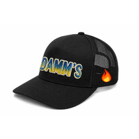 Nueva Gorra Trucker de Malla Ajustable Vintage con Logotipo Bordado en 3D de Alta Calidad, Gorra de Algodón sin Estructura, Estilo Hip Hop, para Ciclismo y Actividades al Aire Libre