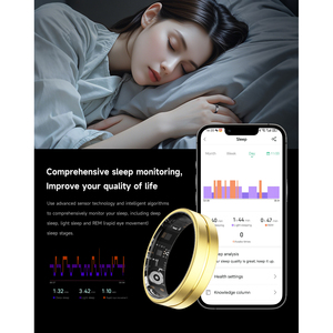 Anillo Inteligente de Salud TK7, Monitor de Ritmo Cardíaco, Monitor de Sueño, Podómetro de Actividad Física, Resistente al Agua IP68, Carga Magnética de Aleación - Product Image 5