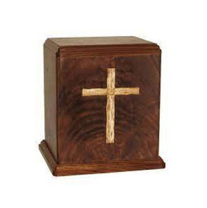 Urnas de madera de estilo americano moderno hechas a mano de gran calidad, urnas decorativas de cremación para adultos masculinos y femeninos, suministros funerarios - Product Image 1