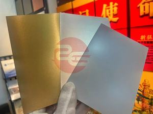 لوحة صور صبغ فارغة قابلة للطباعة ، لوحة نقل حراري من الألومنيوم الذهبي ، شريحة 3 A4 ، ألواح معدنية مخصصة ، طبقة PE - Product Image 5