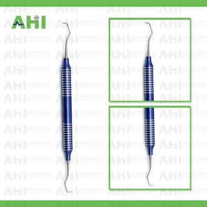 Juego de Curetas Dentales Gracey con Mango Hueco, 7 Piezas Multicolores, Escalador Quirúrgico Manual de Alta Calidad para Obturaciones Dentales de Composite - Product Image 4