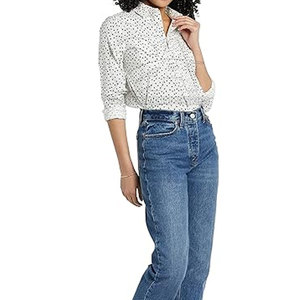 เสื้อเชิ้ตผู้หญิงสีพื้น แขนยาว ติดกระดุม เสื้อทำงานแบบเป็นทางการ เสื้อเชิ้ตผู้หญิงแบบคลาสสิก ติดกระดุม แขนยาว - Product Image 6