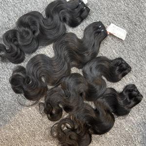 Paquetes ondulados para el cuerpo Directo de fábrica Remy Virgin Raw Weaving Compre más Obtenga más descuento Chino vietnamita - Product Image 1