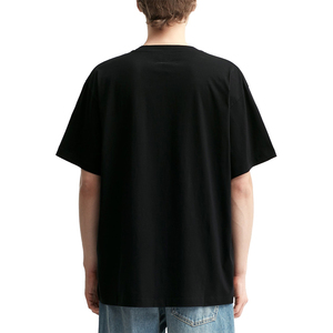 280gsm <span class=keywords><strong>T</strong></span>ùy Chỉnh Nặng Tees Dày Bông <span class=keywords><strong>T</strong></span>-<span class=keywords><strong>Shirts</strong></span> Cao Cổ Áo Lớn Và Cao Phù Hợp O-Cổ Màu Đen Drop Shoulder <span class=keywords><strong>T</strong></span> Áo Sơ Mi <span class=keywords><strong>Made</strong></span> Trong Pakistan - Product Image 4