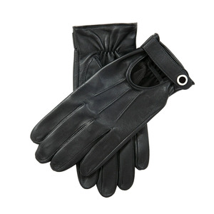 Venta al por mayor de alta calidad de los hombres guantes de cuero de conducción con forro de moda guantes de seguridad para ciclismo correr y conducir - Product Image 2