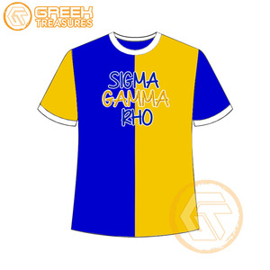Venta al por mayor Sigma Gamma Rho mujeres camiseta hermandad ropa algodón Jersey alta calidad transpirable camiseta mujeres ropa griega - Product Image 6