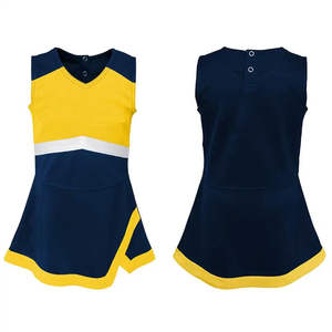 Fournisseur d'usine, vente en gros d'uniformes de cheerleading, nouveau style 2025 2026, logo personnalisé, 100% polyester, élasticité, ensemble de vêtements de cheerleading - Product Image 1