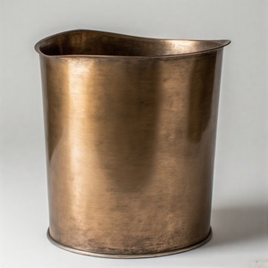 AluCraft Can Style Poubelle en filet métallique faite à la main Panier de stockage des déchets d'intérieur de haute qualité Structure debout en gros - Product Image 6