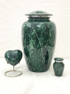 โกศใส่เถ้ากระดูกที่ดูหรูหราของผู้ใหญ่ขี้เถ้าโลหะประดับศพกระเป๋ากำมะหยี่ฟรีอุปกรณ์งานศพสำหรับผู้ใหญ่ - Product Image 6