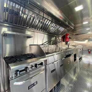 Camión de Comida, Remolque de Café, Carrito de Vendedor Ambulante, Camioneta de Comida, Carrito de Hot Dogs, Remolque de Comida Pequeño Vintage, Totalmente Equipado - Product Image 6